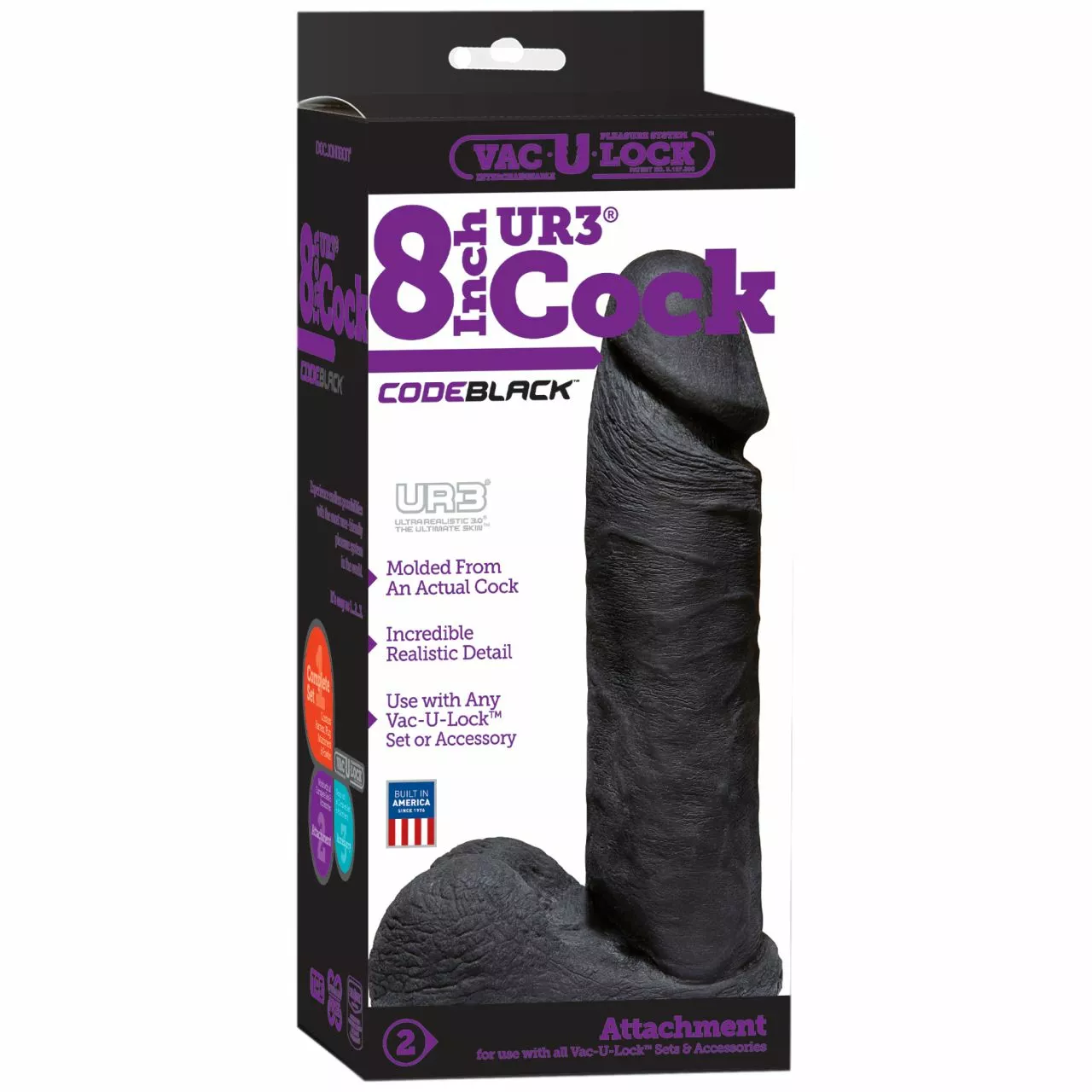 Doc Johnson Dildo Anton Schwarz 20,3 X 4,8 Cm 2 Doc Johnson Dildo Anton Schwarz 20,3 X 4,8 Cm – Bild 2