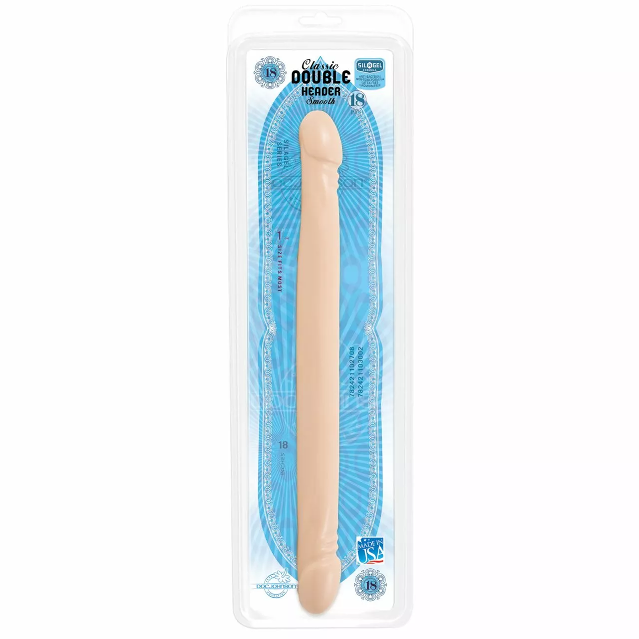 Doc Johnson Dildo Double Header Natur 45,7 X 4 Cm 2 Doc Johnson Dildo Double Header Natur 45,7 X 4 Cm – Bild 2