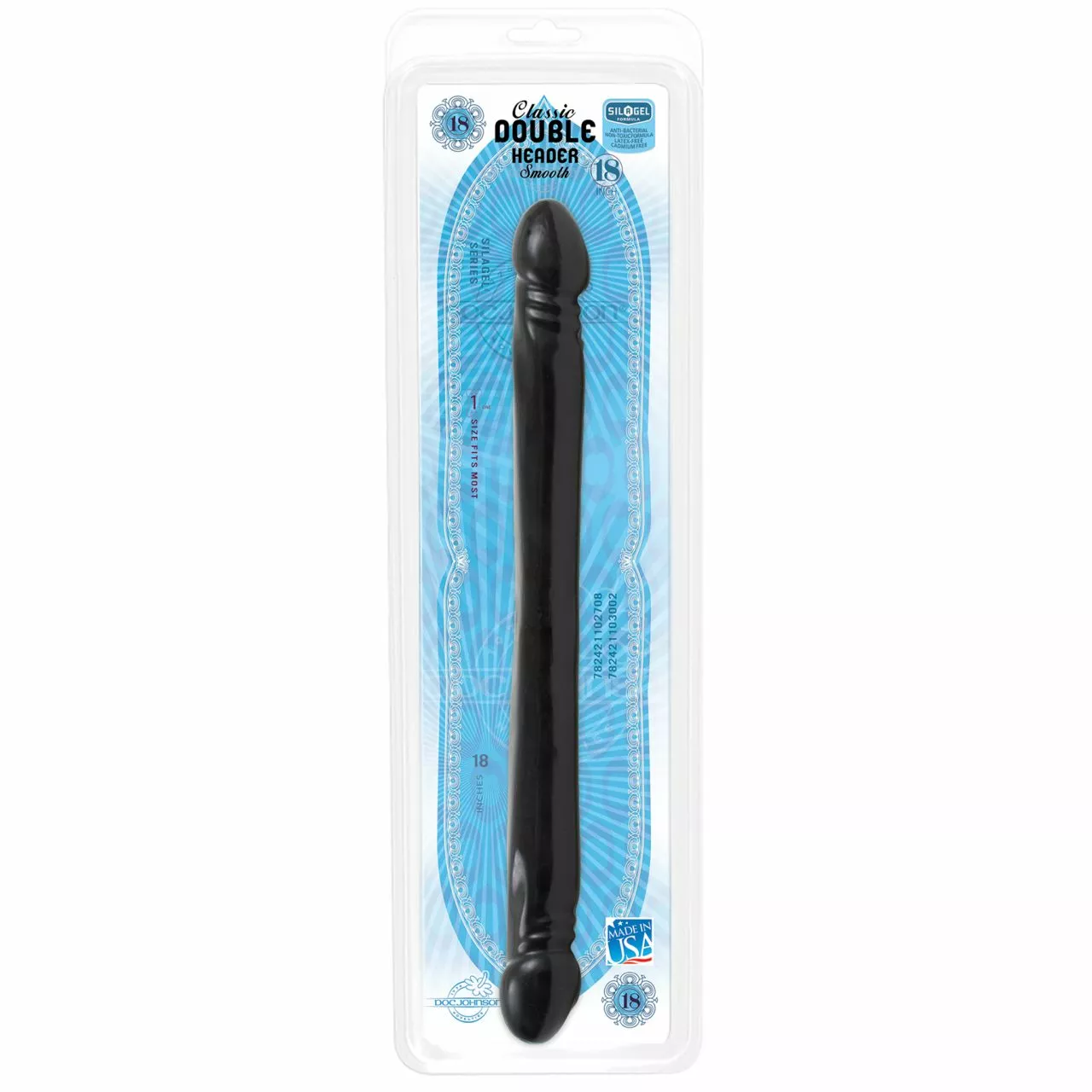 Doc Johnson Dildo Double Header Schwarz 45,7 X 4 Cm 4 Doc Johnson Dildo Double Header Schwarz 45,7 X 4 Cm – Bild 4