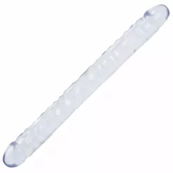 Doc Johnson Doppeldildo Kristall Transparent 45,5 X 4 Cm