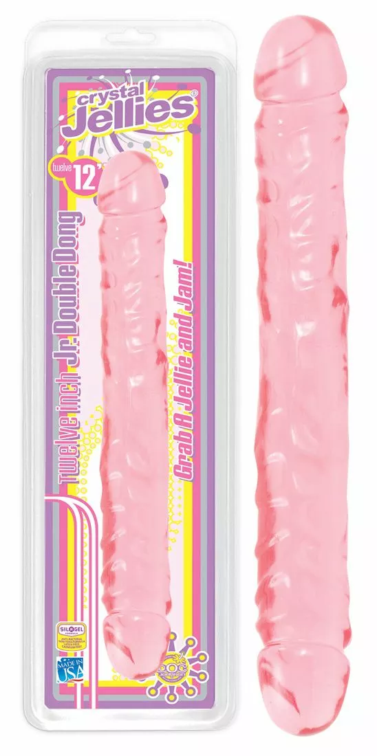 Doc Johnson Doppeldildo Pink Jellie 30,5 X 3,6 Cm 1 Doc Johnson Doppeldildo Pink Jellie 30,5 X 3,6 Cm