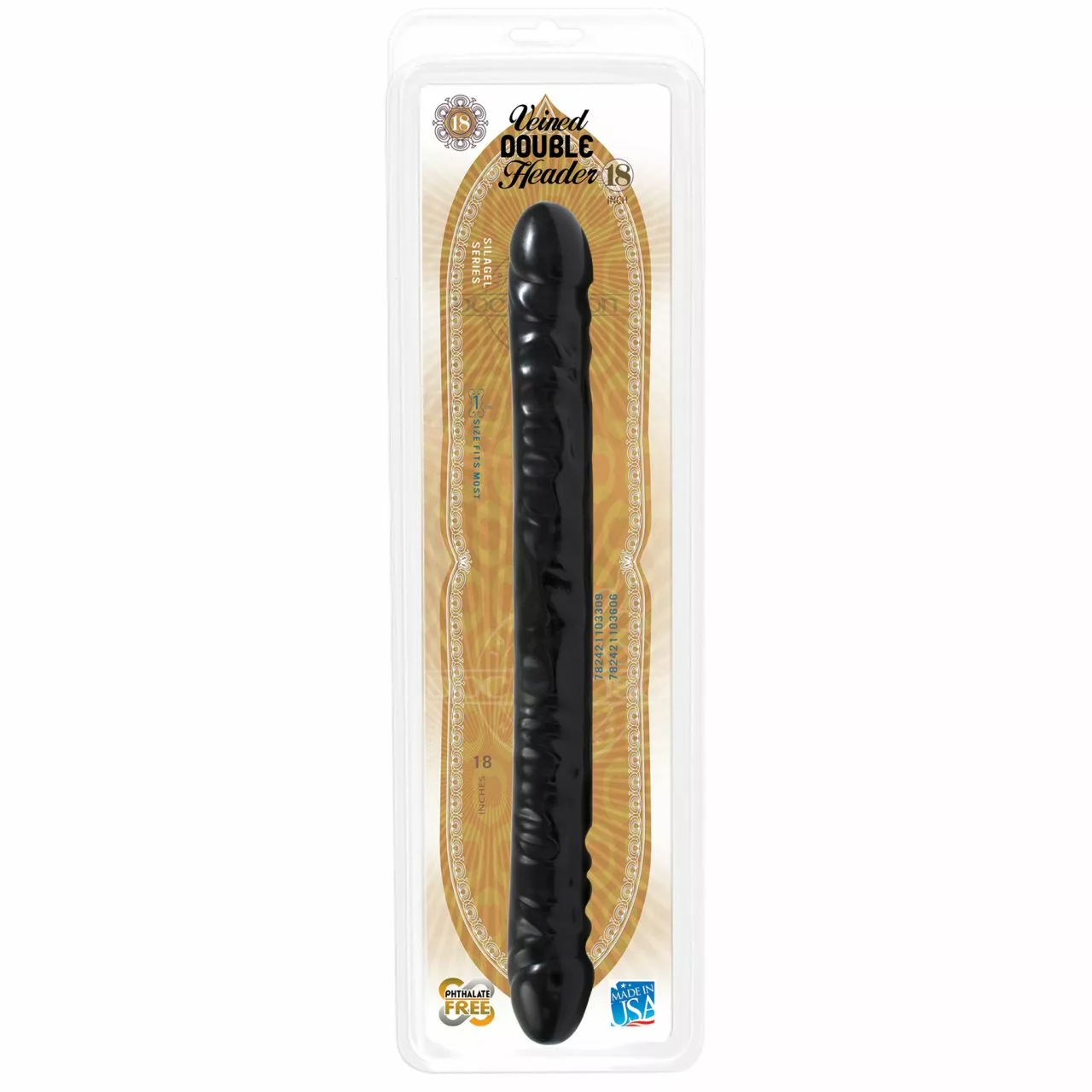Doc Johnson Doppeldildo Snake Schwarz 45,7 X 4,6 Cm 2 Doc Johnson Doppeldildo Snake Schwarz 45,7 X 4,6 Cm – Bild 2