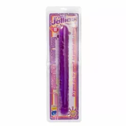 Doc Johnson Mega Jelly Kristall Doppeldildo Lila 45,5 Cm X 4 Cm