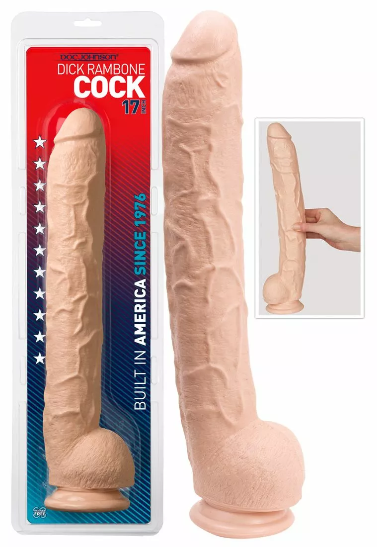 Doc Johnson Rambones Realistic Mega Dildo, 42,5 X 6 Cm 1 Doc Johnson Rambones Realistic Mega Dildo, 42,5 X 6 Cm