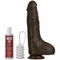 Doc Johnson Spritzender Dildo Ibiza Schwarz 23 X 5 Cm