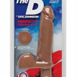 Doc Johnson Perfect D Caramel Vibrating 9 Doc Johnson Perfect D Caramel Vibrating -Dildos Verkaufsladen perfect d caramel vibrating packung 600x600