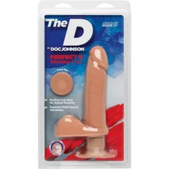 Doc Johnson Perfect D Vanilla Vibrating -Dildos Verkaufsladen perfect d vibrating packung 600x600
