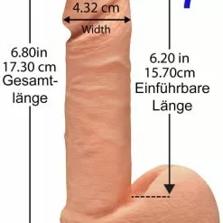 Doc Johnson Perfect D Vanilla -Dildos Verkaufsladen the d 7 groesse 600x600