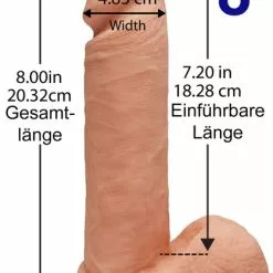 Doc Johnson Perfect D Vanilla -Dildos Verkaufsladen the d 8 groesse 600x600